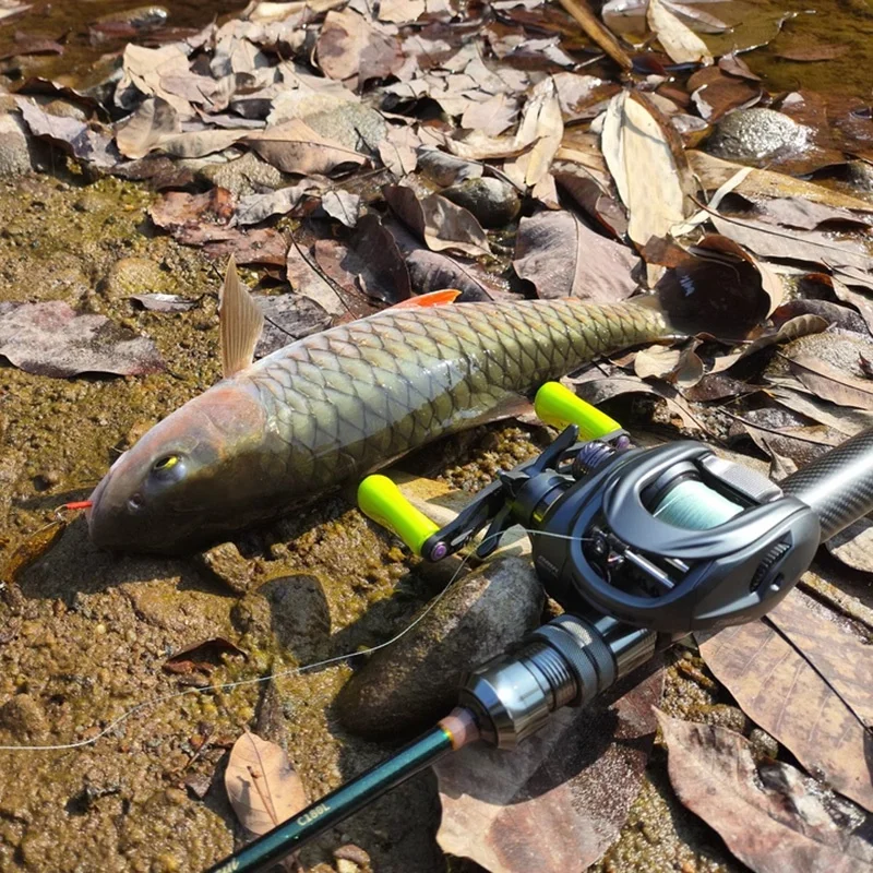 SEEKBass caña de pescar madera maciza con anillas Fuji SIC - imagen 3