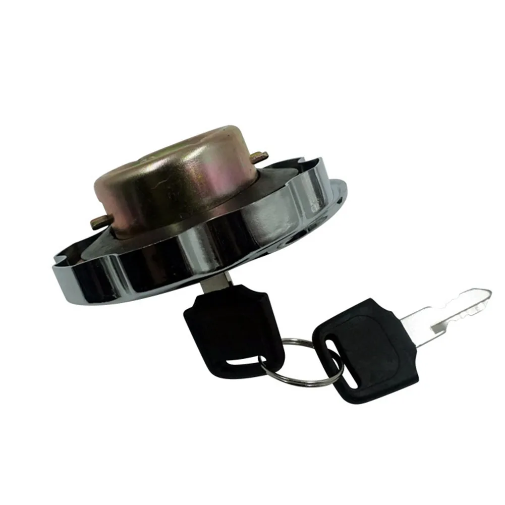 Tank Lock Motorcycle Locking Cover High Universality Fitment Precisely Designed Suitable For Most Motorcycles Silver