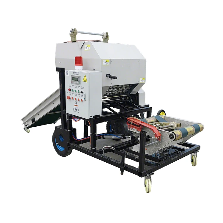 50-100kg/Bundle for Pasture Use  Automatic Super Naiper Grass Silage Baler Machine Super Naiper Grass Silage Baler