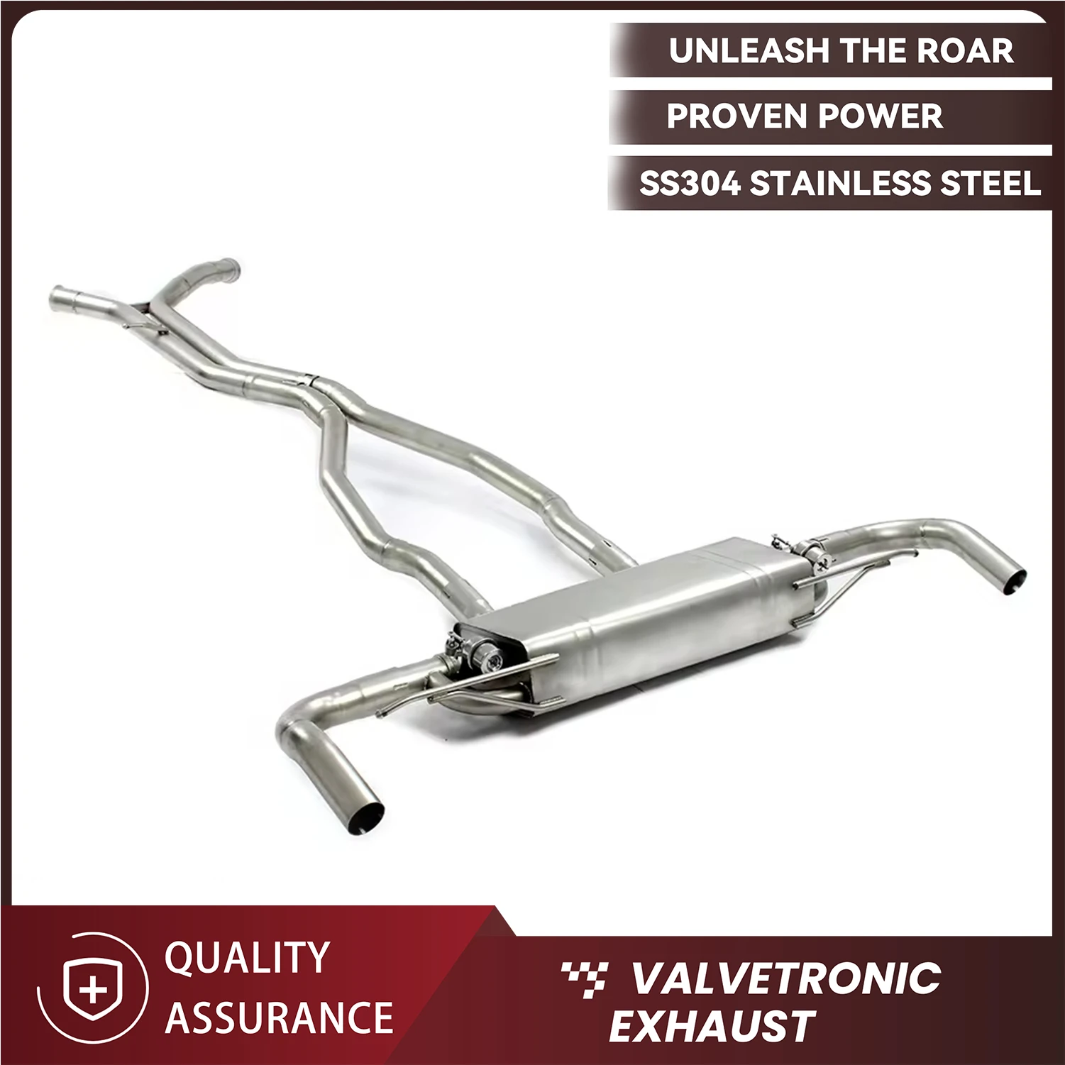 

ECCF SUS304 Stainless Steel Catback Performance Exhaust for Mercedes GLE320 GLE400 GLE450 W166 3.0T