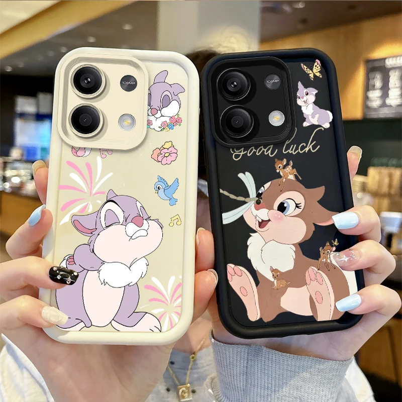 Горячий чехол для телефона Disney Bambi Thumper для Redmi Note 13 12 Pro Plus Note 13 12 11 10 9 Pro 14C 12C 10C 9C A3 A2 A1, пылезащитный чехол