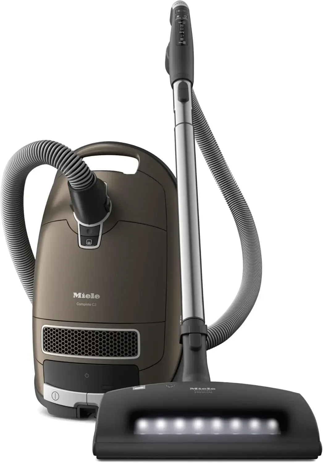 Miele Complete C3 Brilliant Powerline Vacuum Cleaner for Carpets and Hard Floors, in Bronze Pearl