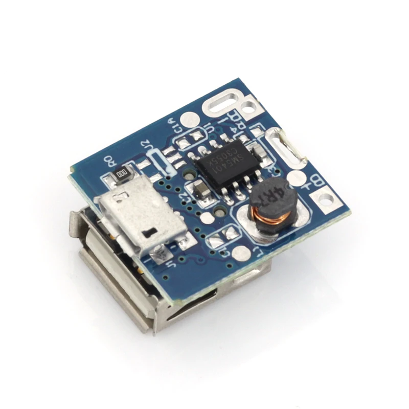 5V Step Up Power Supply Boost Converter Module Lithium Battery Charging Board Protection Board LED Display MICRO USB Charger DIY — zdjęcie 4
