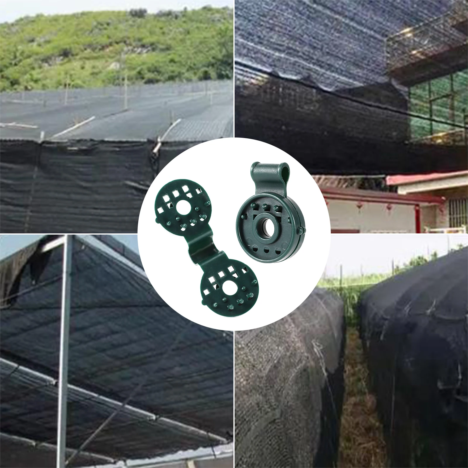 10Pcs Shade Cloth C… - image