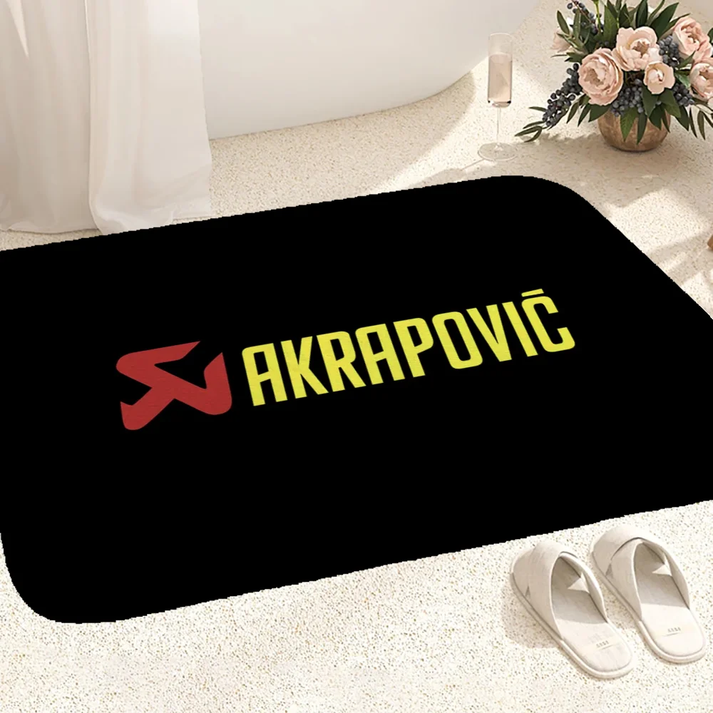 Akrapovic Floor Rug Mat for Hallway on the Floor Outdoor Doormat Exterior Entrance Door Carpet Room Rugs Things to the House