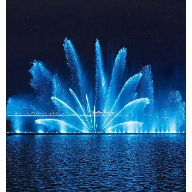 for 40M High Floating Fountain Voice Sound Controlled Shout Yelling Interactive Water Jet for Pond Lake Garden Decoration