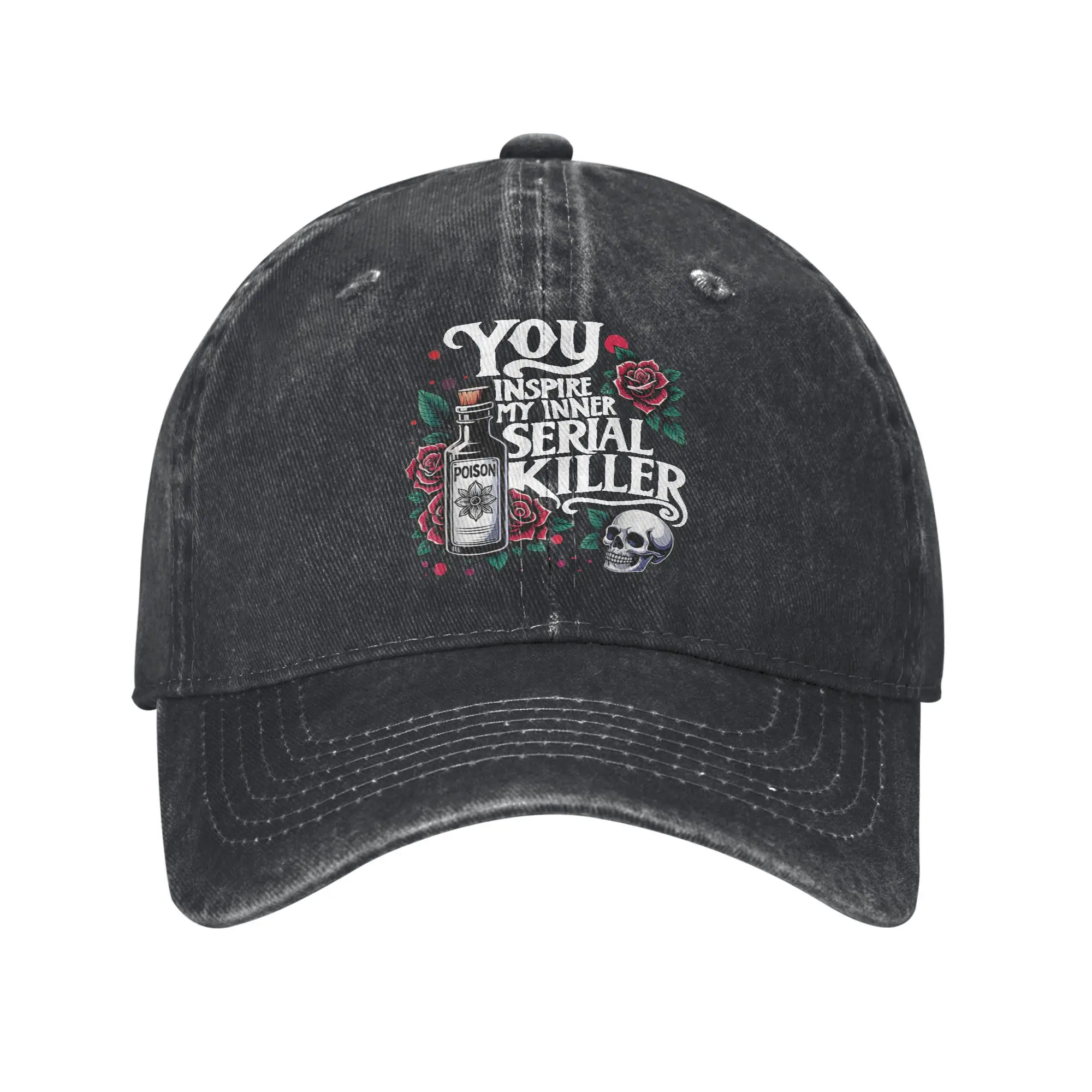 

Spooky Season - You Inspire My Inner Serial Killer Casual Baseball Cap Outdoor Sports Trucker Hat Unisex-Teens Snapback Cap