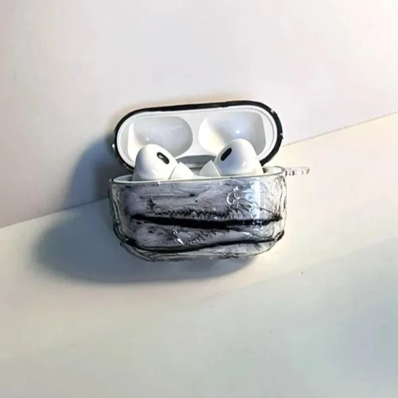 

New Minimalist Gradient AirPods Pro Case Wireless Earbuds Protective Case Personality AirPods Transparent Shockproof Hard Shel