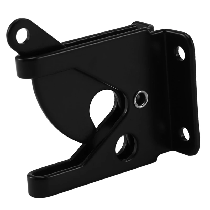 3X الذاتي قفل بوابة مزلاج التلقائي الجاذبية ليفر سياج بوابة قفل للخشب سياج بوابة باب المزالج الصلب الأسود