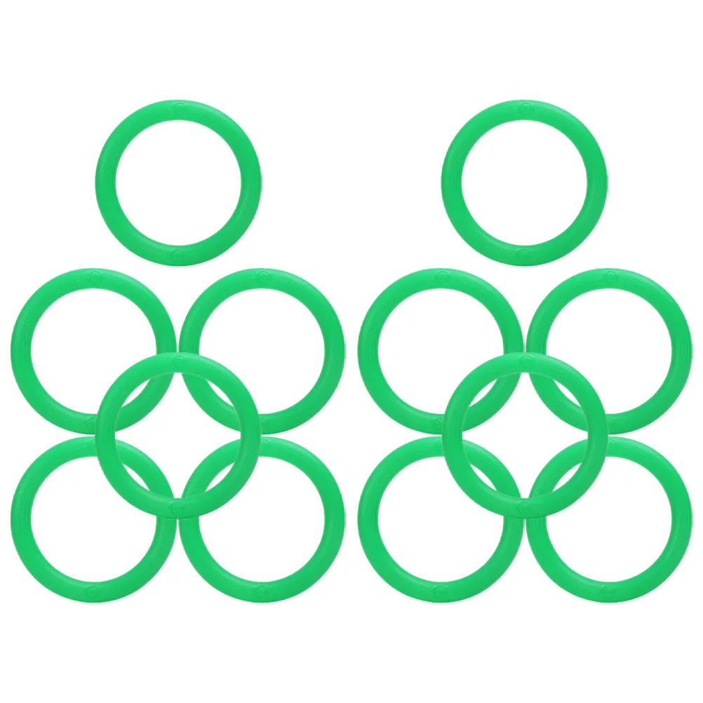 12 قطعة قاعدة عرض الفواكه حامل البطيخ دائرة حلقة لتثبيت الفواكه حامل بلاستيك عرض غير قابل للانزلاق #4