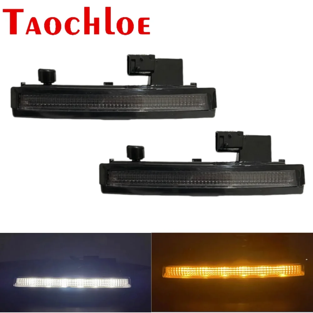 

2Pcs 24V Roof Marker Lights For Scania Sun Visor Light R650 G500 S730 S500 P500 Truck Top Fog Lamp White Amber