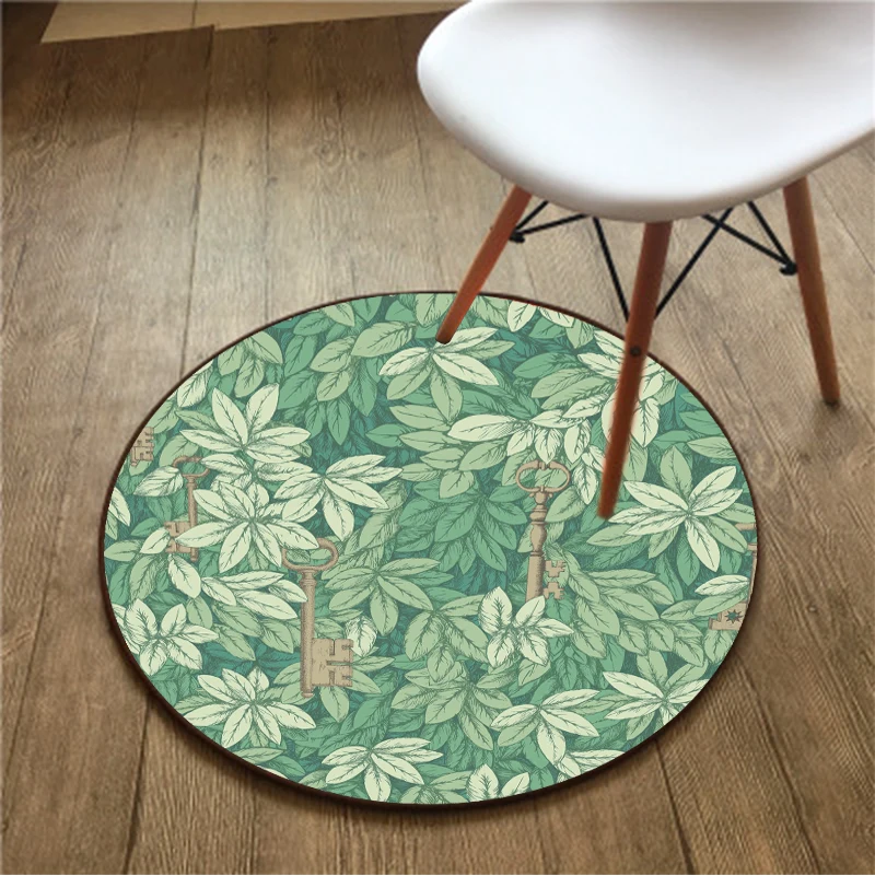 Tarot Sun Moon Round Carpet Yoga Mat Art Floor  Chair  Room Bedroom Living  Rug Retro Home decor