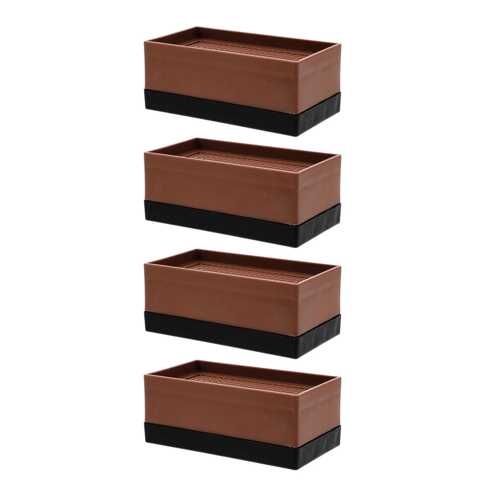 

4Pcs Furniture Leg Pads Durable Tpu Plastic Nonslip Design for Bed Sofa Table Chair Fridge Easy Installation Height Lifts