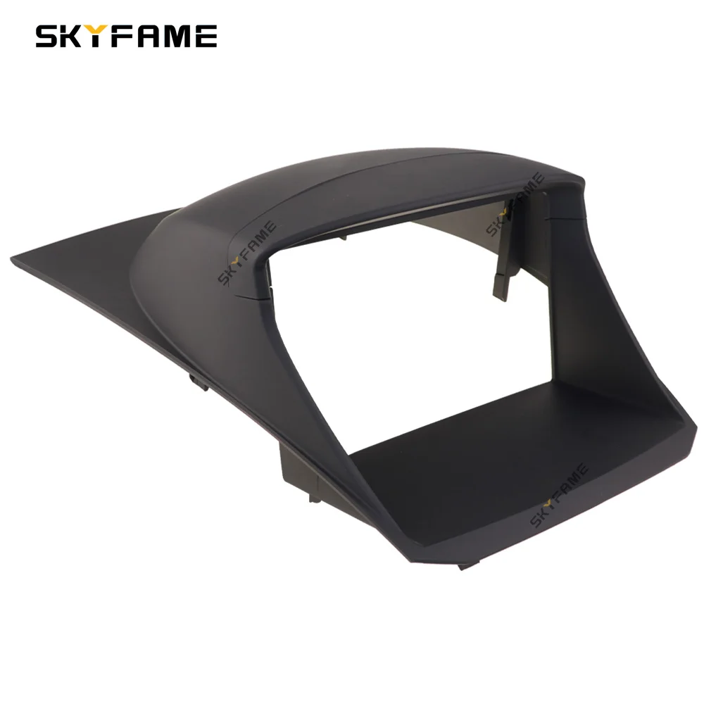 Skyfame adaptador de fáscia para quadro de carro, decodificador de caixa canbus, rádio android, kit de painel de montagem para ford fiesta