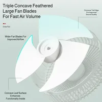 Ventilateur de Circulation d'air domestique ventilateur électrique silencieux de bureau ventilateur Portable de sol à vent élevé puissant ventilateur de maison de location à économie d'énergie 4