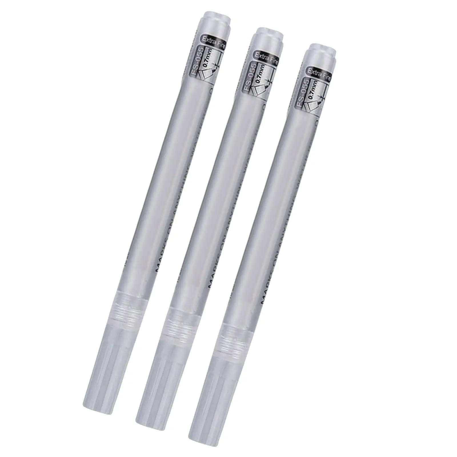 3Pcs Golf Club Color Changing Pen Portable Fine Point Pen Sunscreen Drawing Alignment Marks Acrylic Painter for Practise Coach