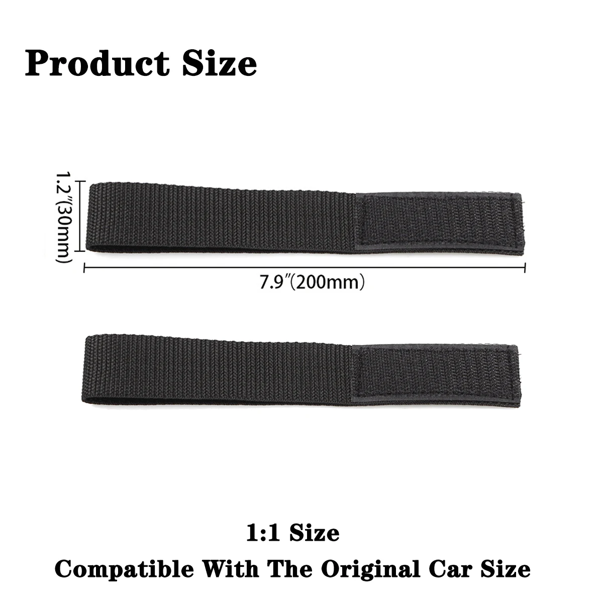 Car Rear Trunk Rope Draw String Hook Loop High Strength Organizer for Tesla Model Y Universal Version Interior Accessories Black