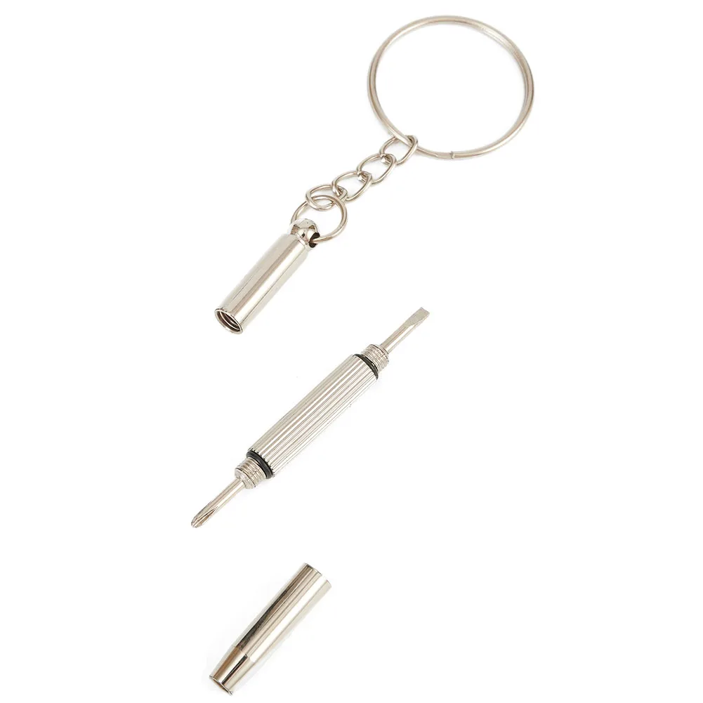 High Quality Screwdriver Tool 1PCS 60mm (blade) Glasses Hex Keychain Keyring Phone Repair Tool Screw Three Small