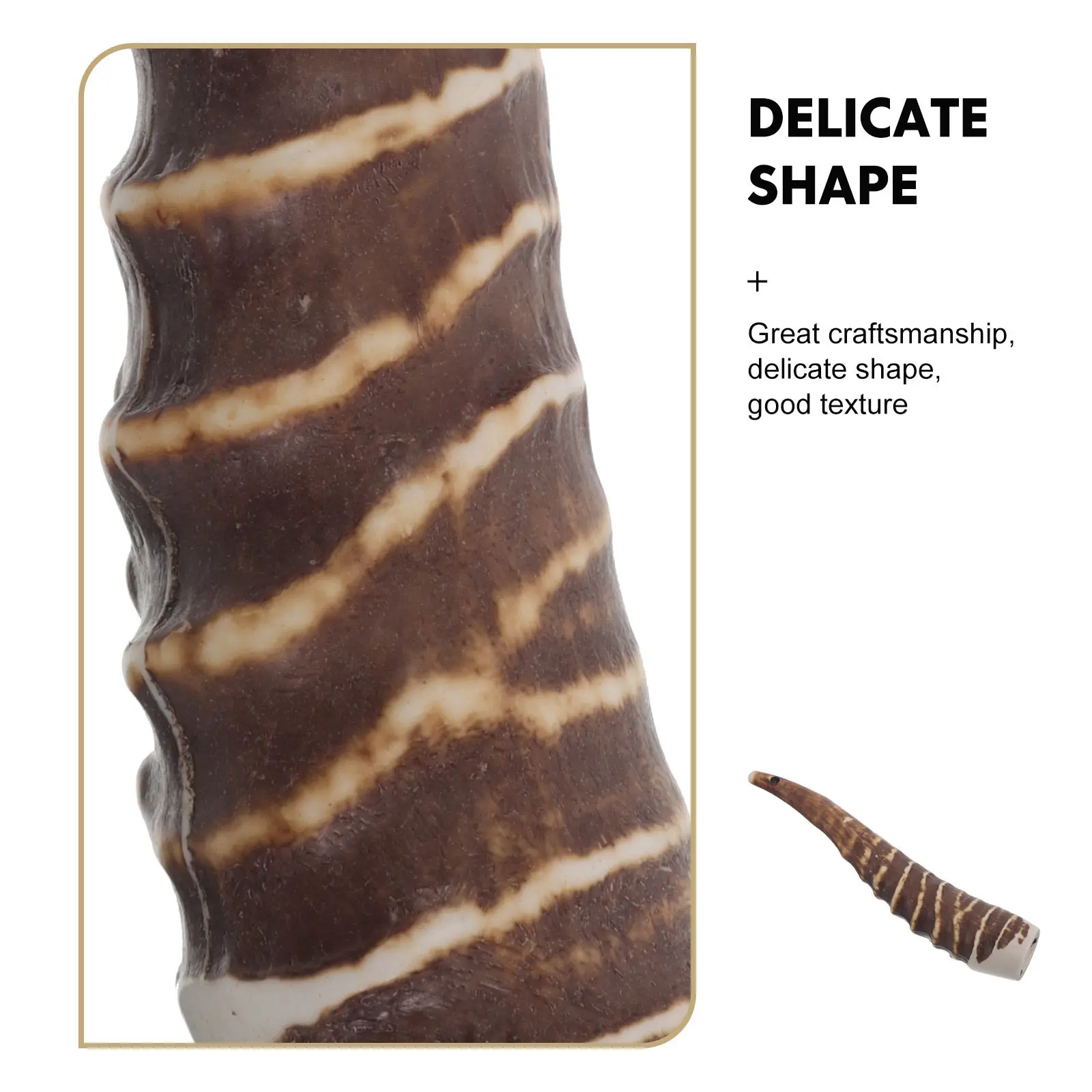 Elk Antler Style Knife Handle Replacement Universal Fit for Vegetable Chopper Chef Knife Grip Non Skid Kitchen Cutter Handle DIY view 5