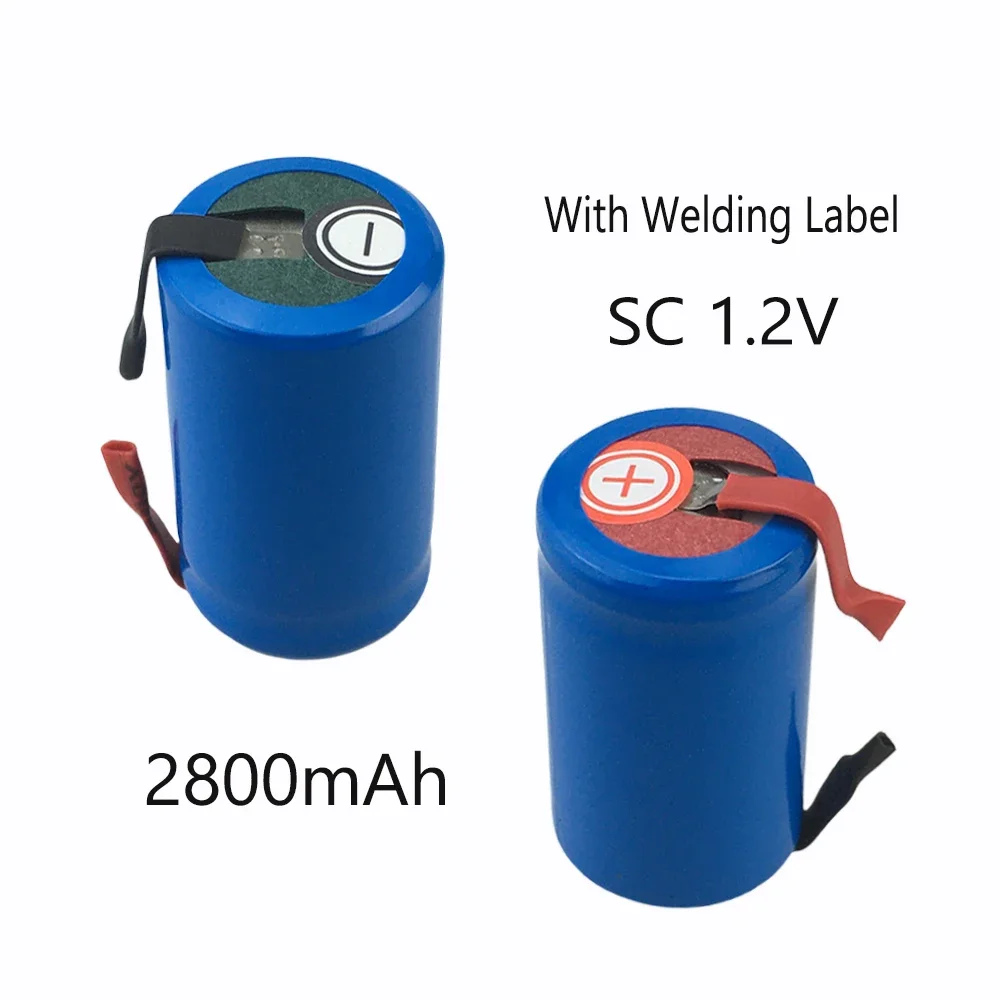 

SC 1.2V 2800mah Original Screwdriver Electric Drill Ni-MH Rechargeable Battey With Welding Label Power Tool SUBC Cells