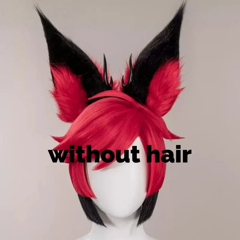 In-Stock Hazbin Hotel Alastor Cosplay Props Ears, Headwear, Glasses, Accessories Gifts For Cosplay Enthusiasts