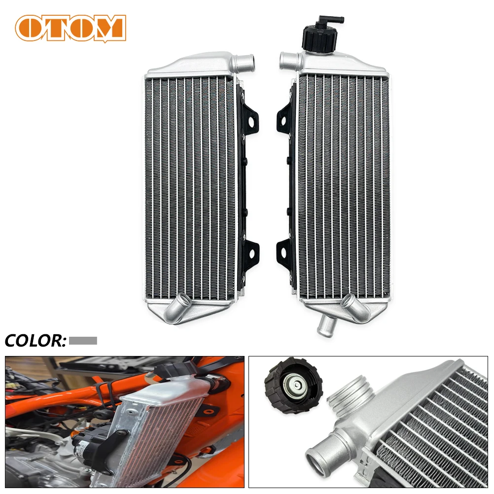 Motorrad-Aluminium-Kühler für KTM SX-F EXC HUSQVARNA GASGAS 2023-2026 Motocross-Motorkühlung Kühlmittel Links Rechts Kit