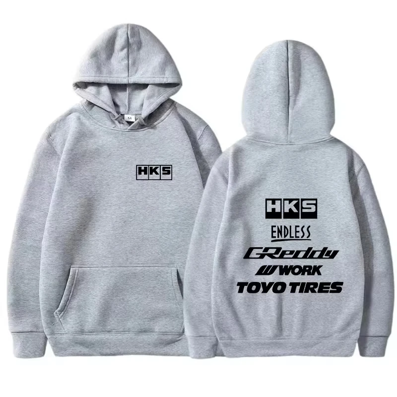 2026 Herren Mode Cooler Hoodie Japan JDM Modifiziertes Auto HKS ENDLESS Kapuzenpullover für Männer und Frauen Vintage Lässiger Sweatshirt Langarm-Pullover – Detail 5