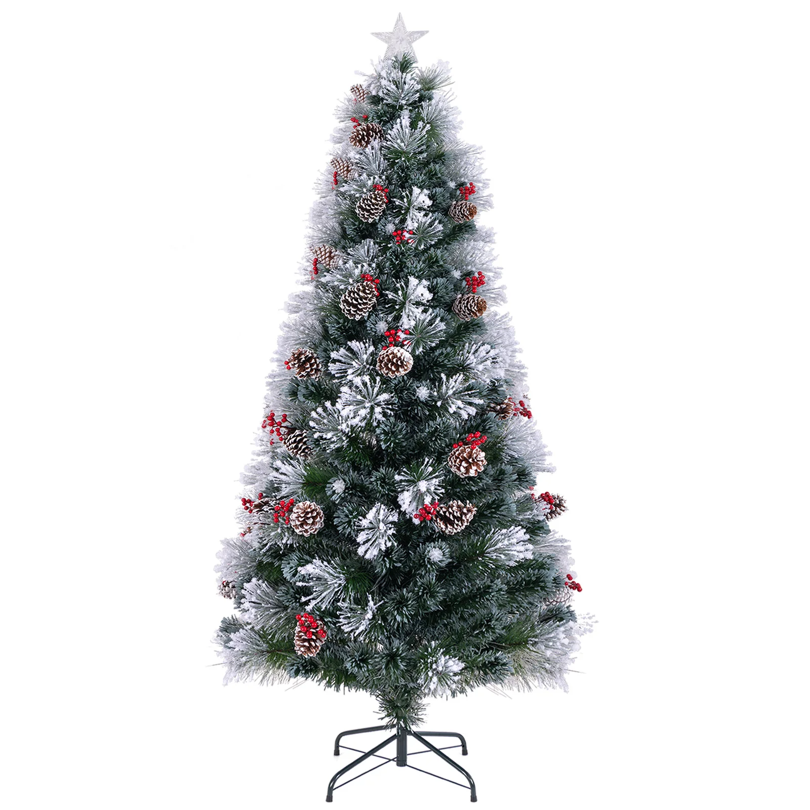 7 Ft Flocked Christ…