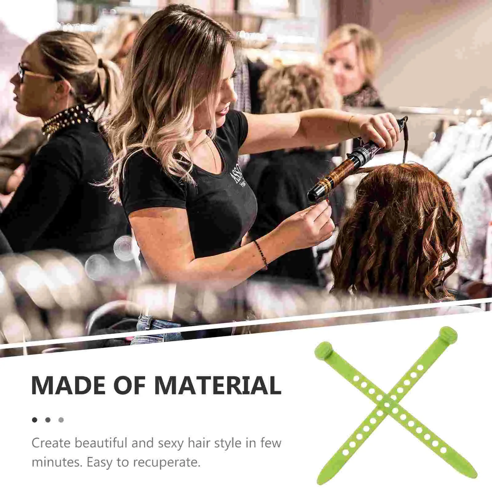 

50pcs Perm Hair Clip Hair Curl Styling Pads Reusable Insulating Traceless Sheets Hot and Cold Perming Bars Hair Perming Use Tool