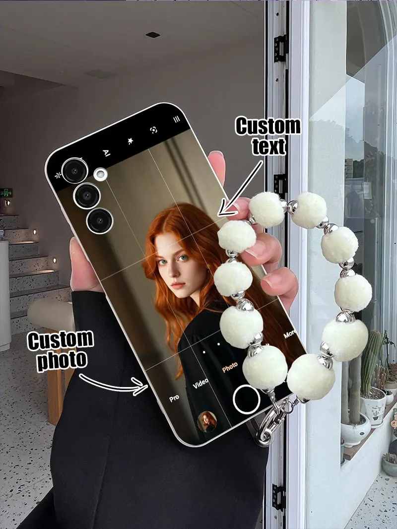 الفاخرة السائل سيليكون DIY صور مخصصة قضية الهاتف لسامسونج غالاكسي S25 S24 الترا S23 FE S22 S21 S20 S10 زائد الغطاء الخلفي