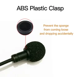 2pcs Lavalier Mic foam windscreen covers with ABS plastic holder Compatible for SONY UWP V1/D11D/21 Wiereless microphone