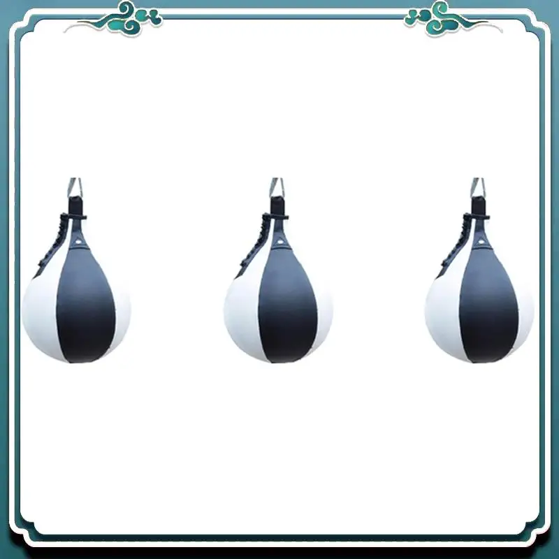 

Reliable 3X Boxing Speed Ball Pear Shape PU Speed Bag Boxing Punching Bag Swivel Speedball Exercise Fitness Training Ball