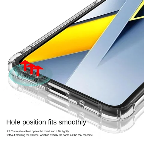 Толстая версия, прозрачный чехол из ТПУ с защитой от падения для Xiaomi F8 Ultra PocoF8, ультрапрозрачный силиконовый мягкий чехол для Poco F8 Pro 5G