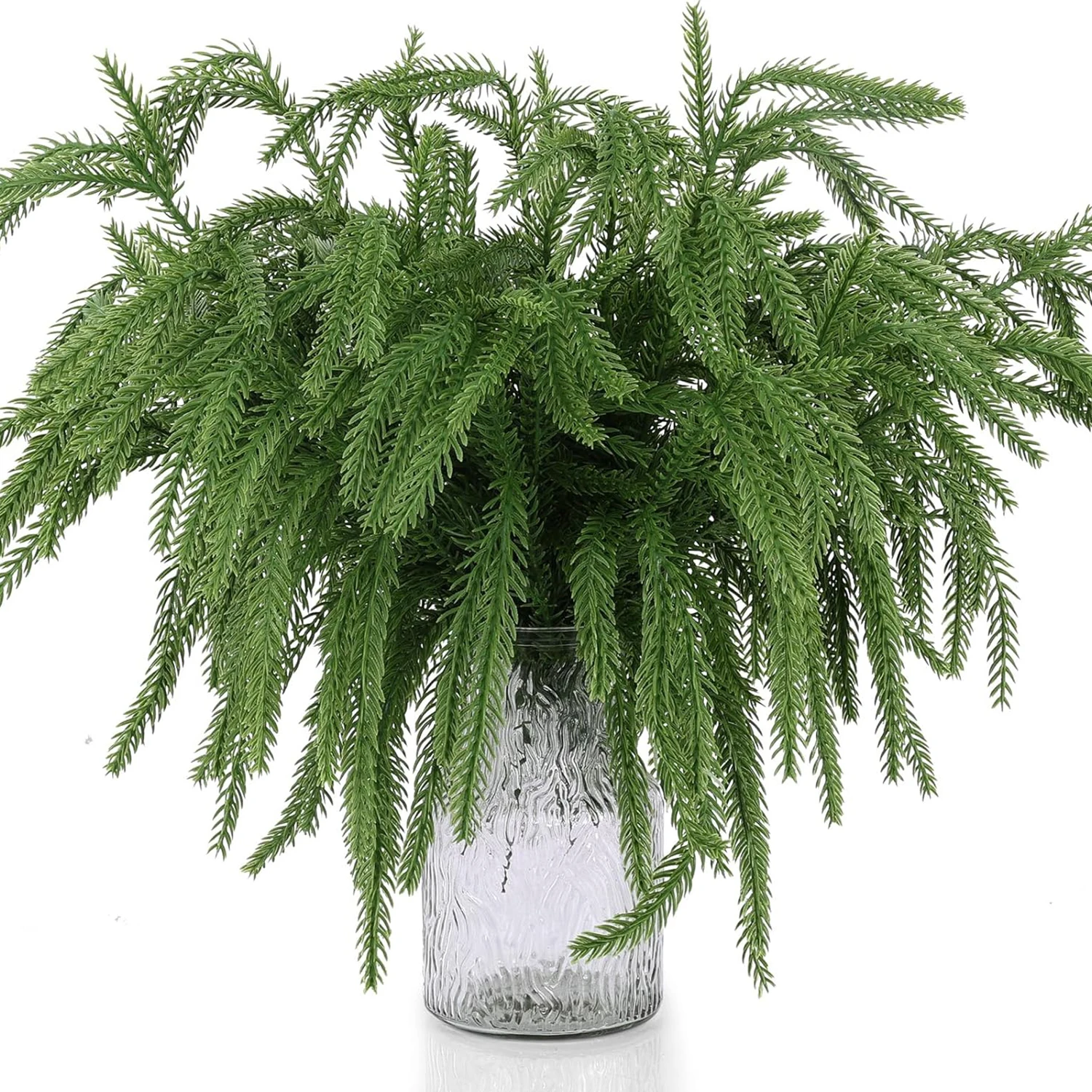 5/10 Stück künstliche Pflanzen, Kunststoff-Tannennadeln, Weihnachtsbaum, Heim- und Raumdekoration, Festival, Outdoor-Garten-Zubehör, DIY-Geschenkbox – Detail 5