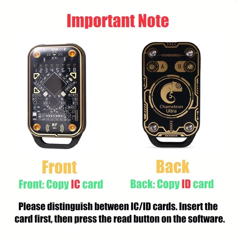 RISE-Chameleon V3.0 RFID Smart Chip Emulator+5XUID/CUID Keychain