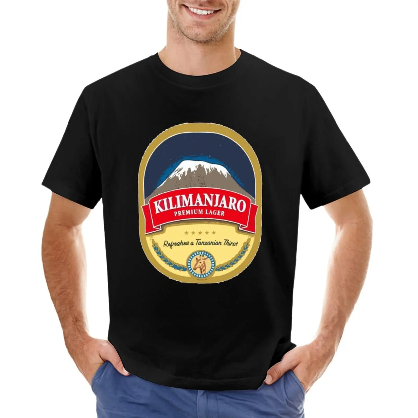 

Kilimanjaro Lager 69 T-Shirt customs design your own summer clothes blacks t shirts men