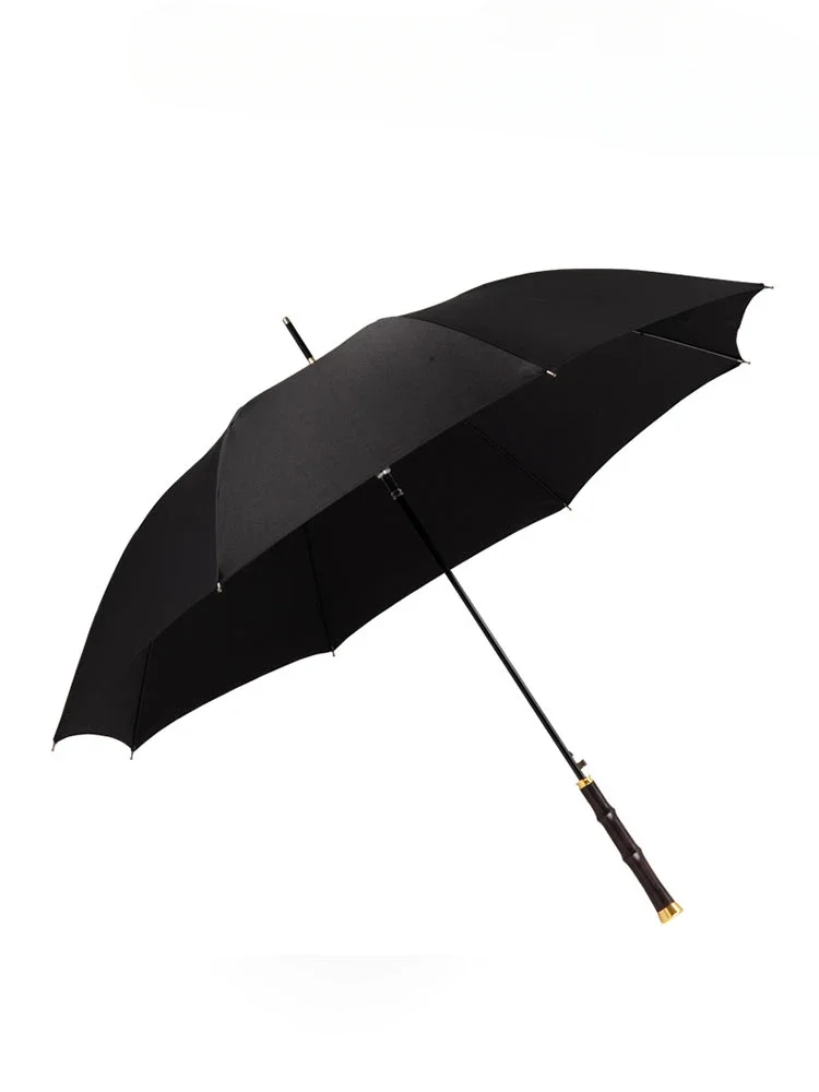 

foxrain english vintage gentleman noble umbrella long handle umbrella men's ebony handle automatic large haute couture