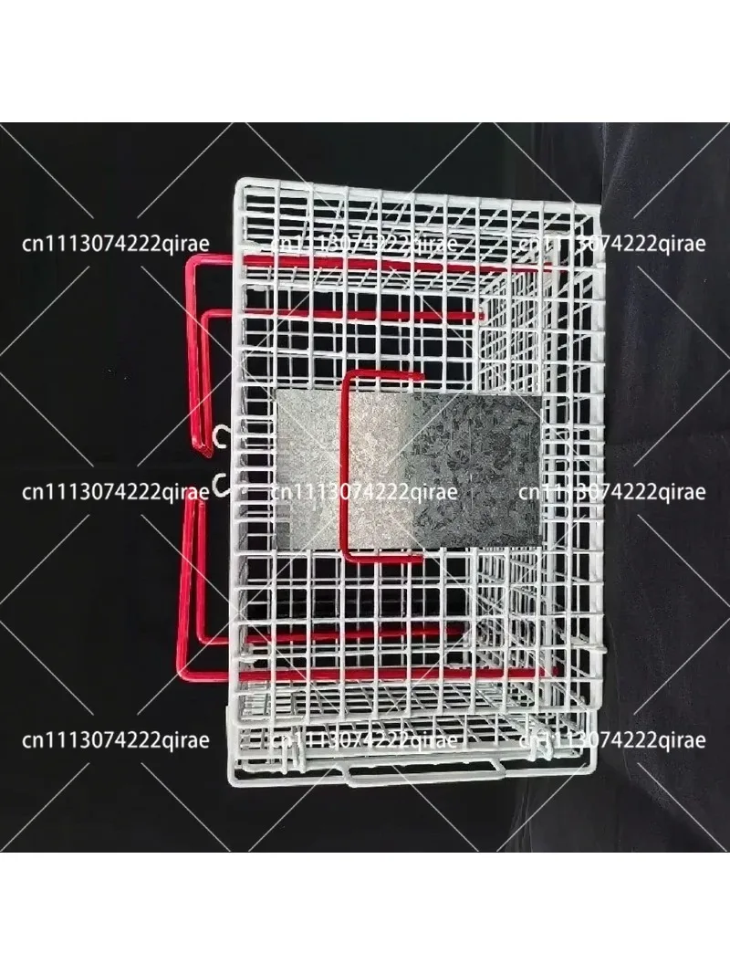 Portable Anti-Scratch Pet Restraint Cage Wire Crate for Cat Dog Injection Bath Stray Animal Rescue Clinic Use