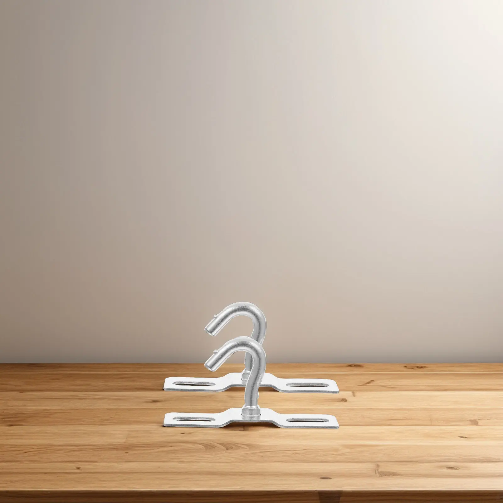 10Pcs Heavy Duty Flat Plate Metal Hooks for Ceiling Fan Mounting Lighting Fixture Hanging Plant Decor Wall and Drop Ceiling Use