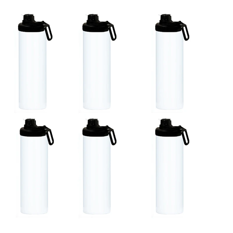 Roestvrijstalen blanco ruimte-sublimatie rechte kolven Draagbare waterfles met dop Koffiekopje Mok Vacuüm geïsoleerde thermoskan