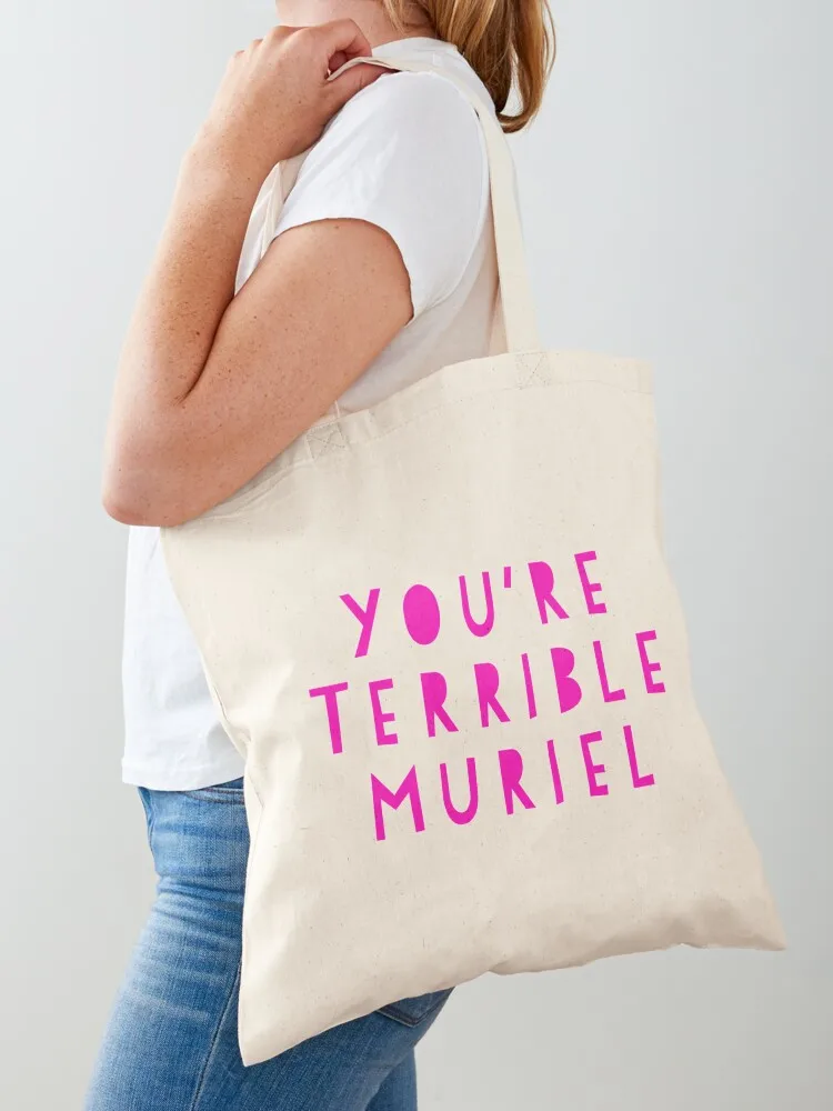 

You're terrible Muriel Tote Bag custom bags Beach bag shopper bags tote bags aesthetic