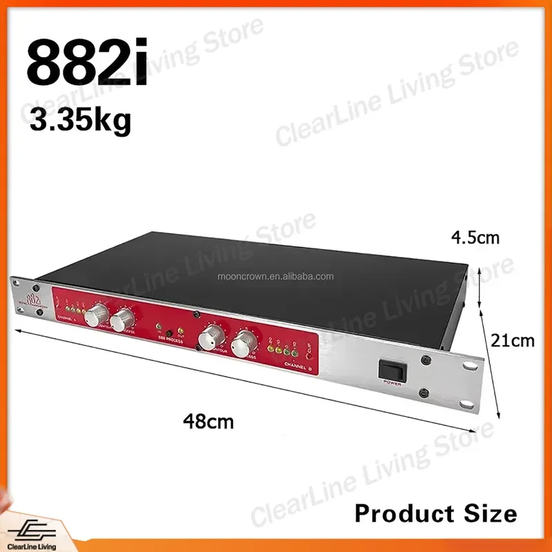 882I Professional Audio Processor KTV Karaoke DJ Sound System Enhancer Actuator Maximizer Device Driver Equalizer Amplifier