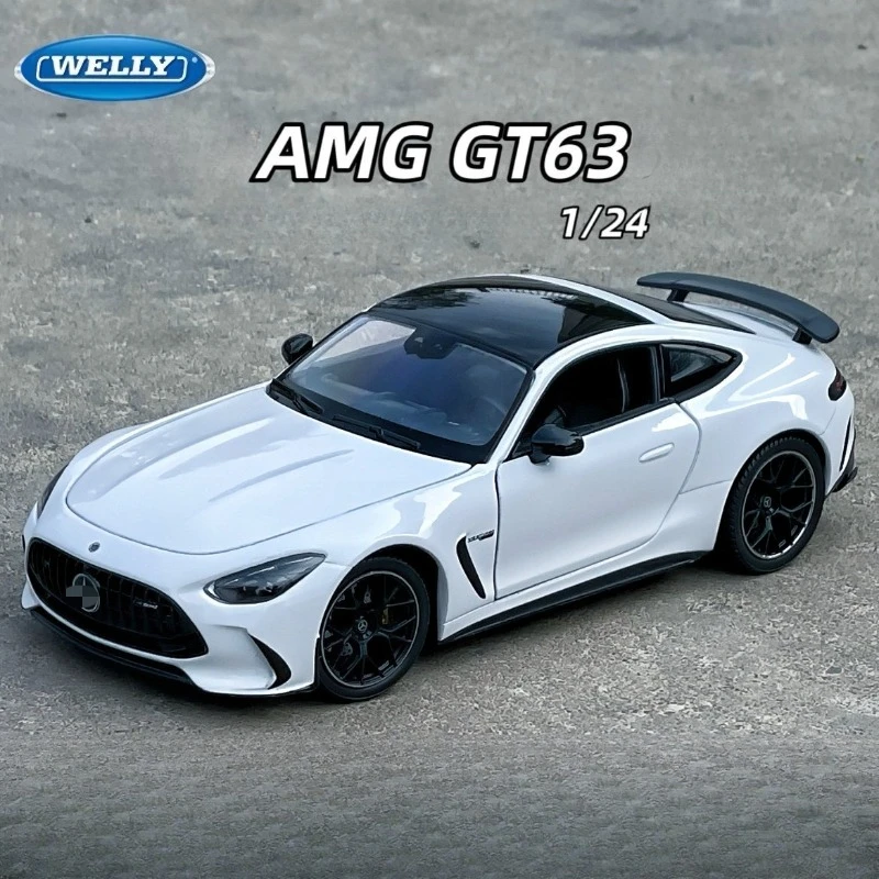 

Металлическая модель автомобиля WELLY 1:24 AMG GT 63 Sports Car, высокодетализированная, из литого металла, для декора, коллекции и подарков.