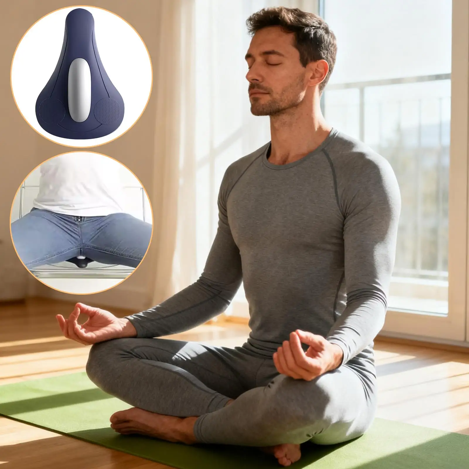 New Electric Pelvic Floor Muscle Trainer USB-C Rechargeable Kegel Exerciser Massage Cushion Hip Strengthener Training Equipment