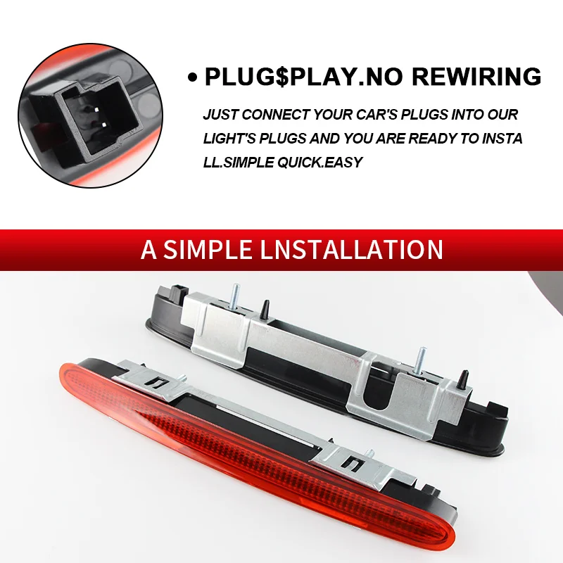 

OEM: A2308200056 Для Mercedes Benz SL-Klasse R230 2001-2012 Светодиодный третий 3RD стоп-сигнал Задний стоп-сигнал с высоким креплением