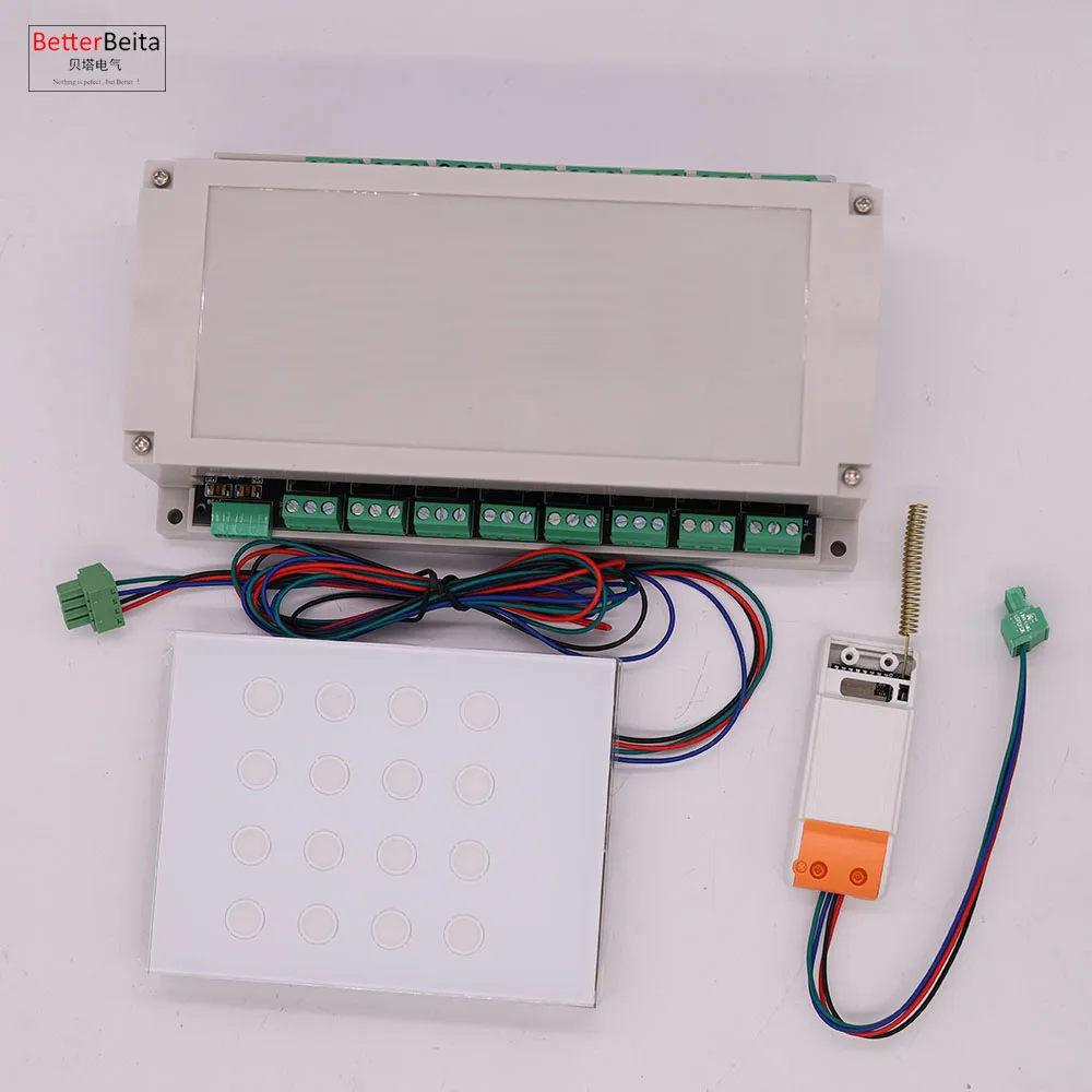 Din Relay Board Remote Control 16 Channels Output Module Touch Version Relay Controller