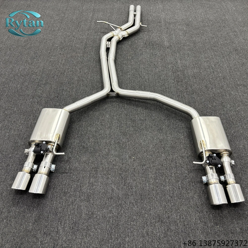 

Выхлопная система Rytan Valvetronic из нержавеющей стали 304 с клапаном, Catback, для Audi S5 B8 3.0T 2009-2015 гг.