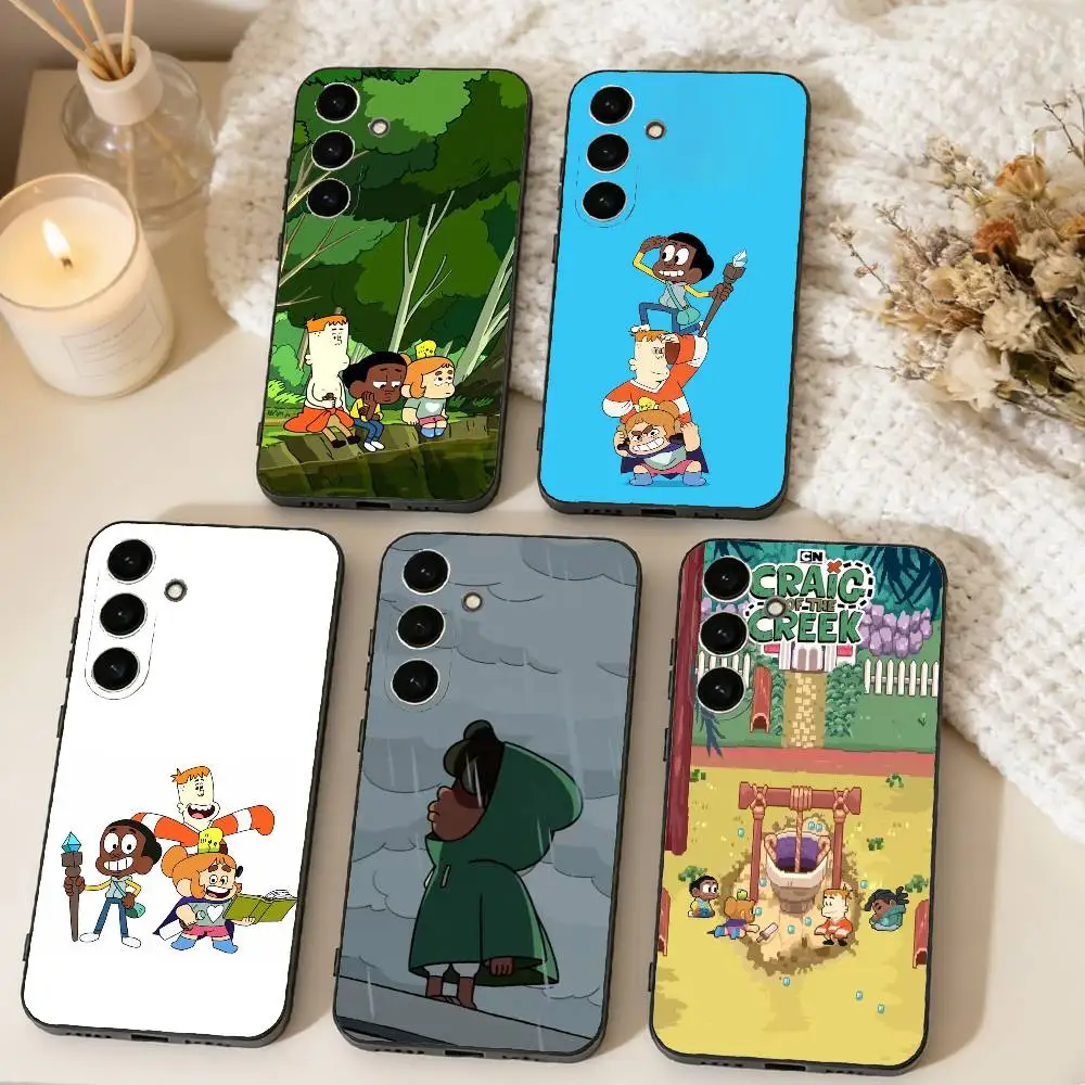 

C-Craig of the C-Creek Forest Adventure Phone Case For Samsung Galaxy A73,A72,A71,A70,A53,A52,A51,Soft Black Shell