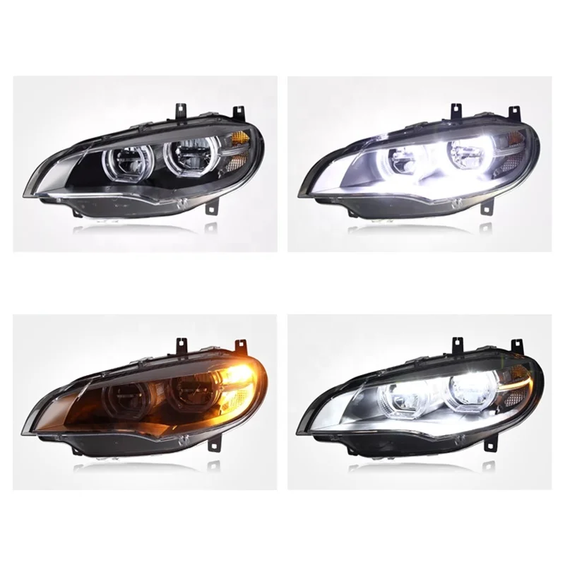 DRL-Lampe, Auto-Scheinwerfer, LED-Scheinwerfer für X6 E71 2008 2009, 2010, 2011, 2012, 2013, 2014
