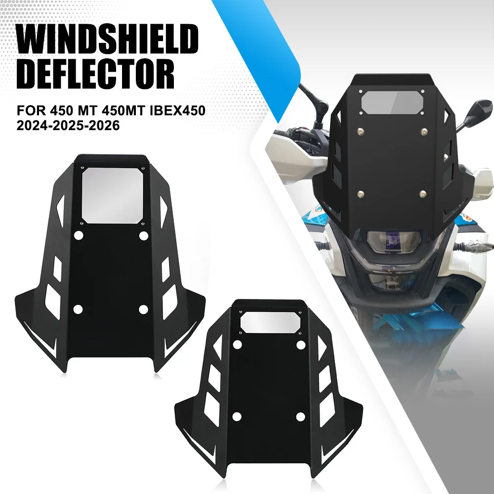 

For CFMOTO CF MOTO 450 MT 450MT IBEX450 2024-2025-2026 Motorcycle Windscreen Windshield Fairing Wind Screen Decorate Deflector